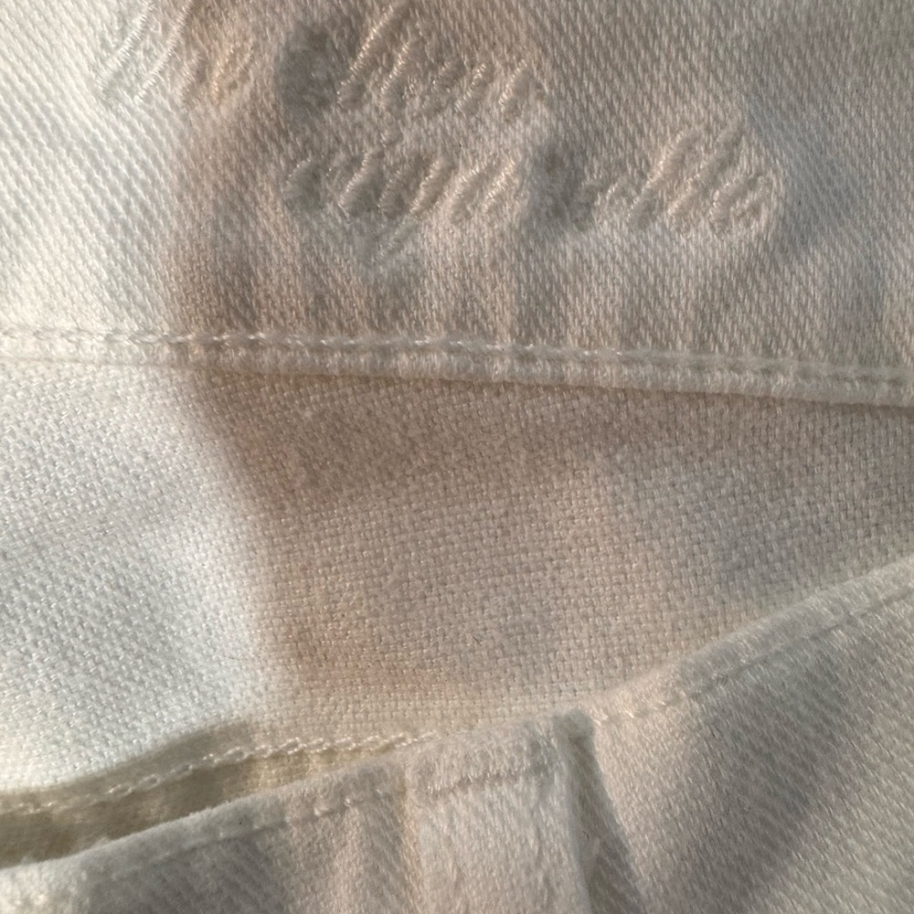 7 For All Mankind Women’s The Slim Cigarette Denim Jeans in Cleaned White NWT - Picture 14 of 15